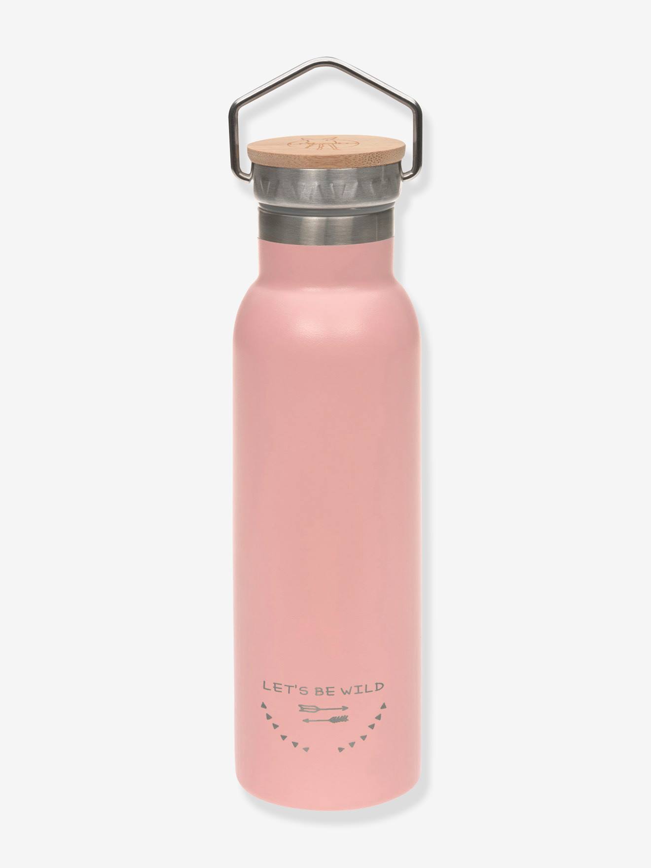 Lässig Kinder Thermo-Trinkflasche aus Edelstahl ADVENTURE LÄSSIG - rosa
