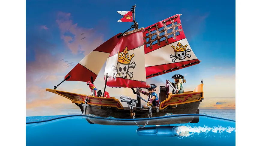 PLAYMOBIL 71418 - Pirates - Kleines Piratenschiff