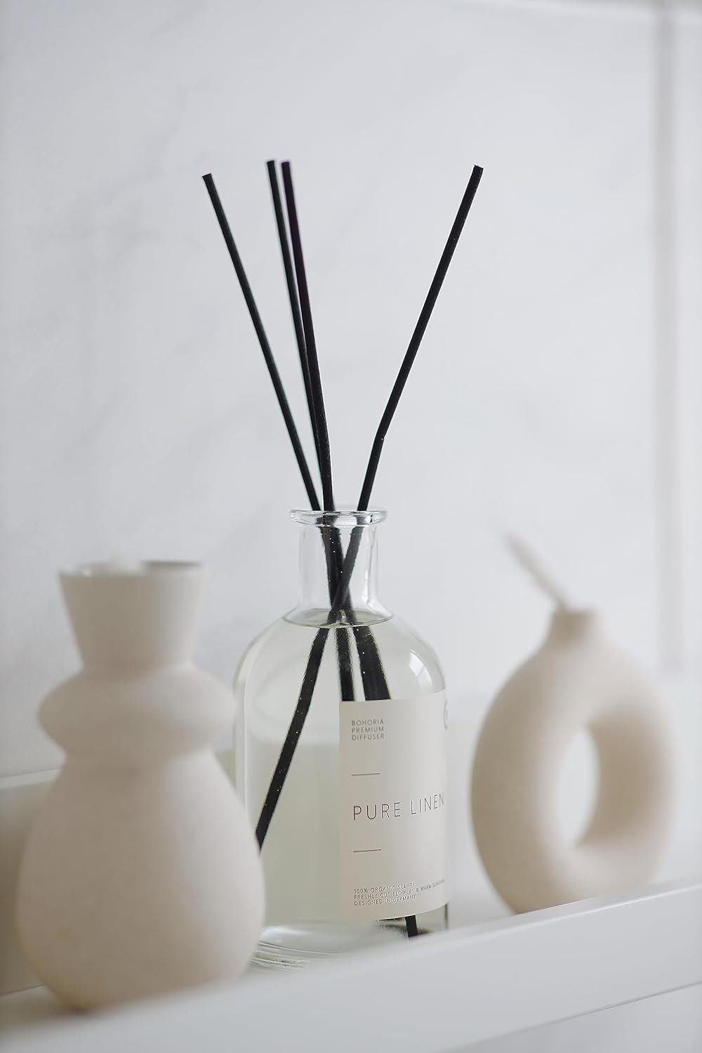 BOHORIA Duft-Set BOHORIA Raumduft mit Stäbchen, Raumduftstäbchen, Raumdiffuser, Pure Linen
