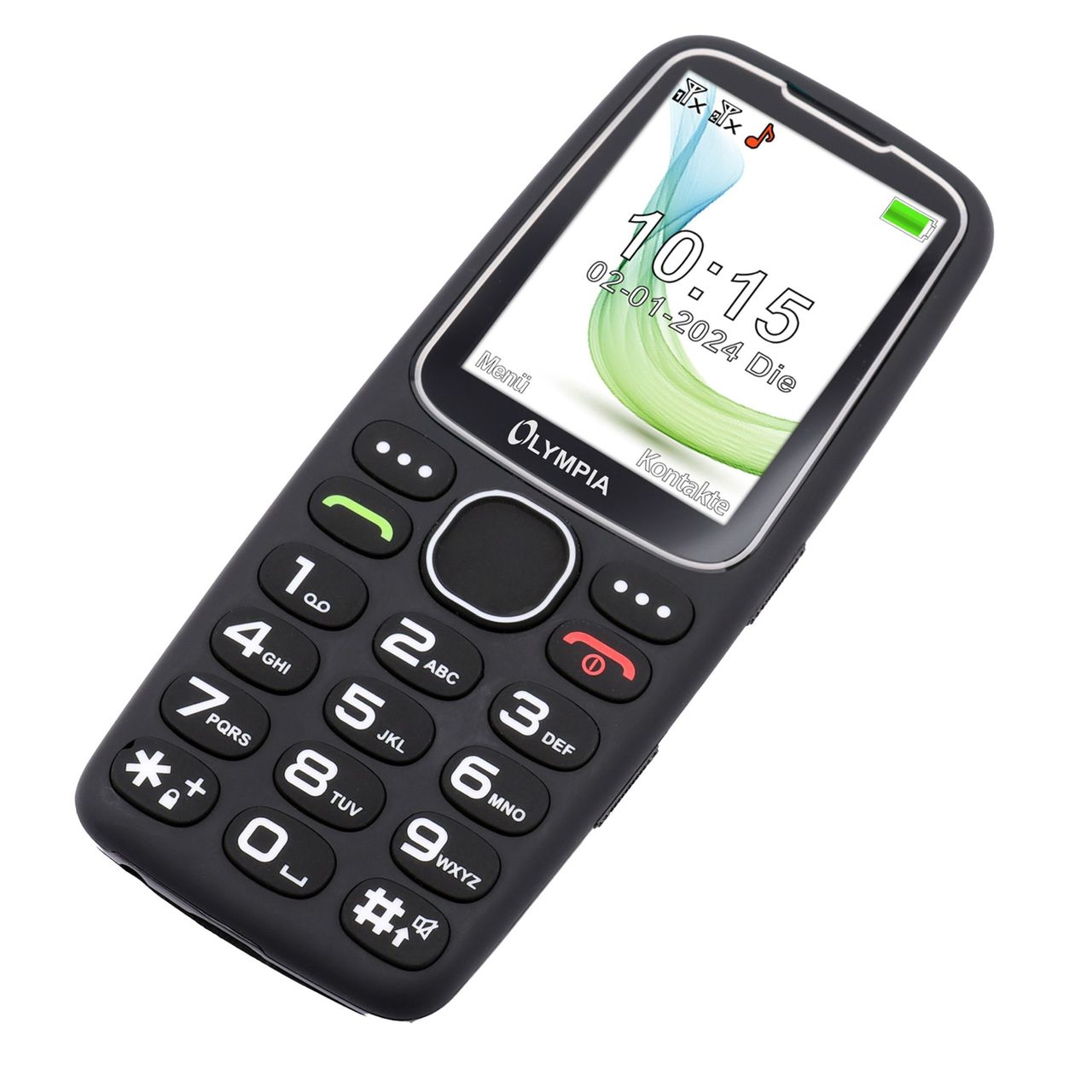 Olympia Mobiltelefon OLYMPIA STAR, schwarz