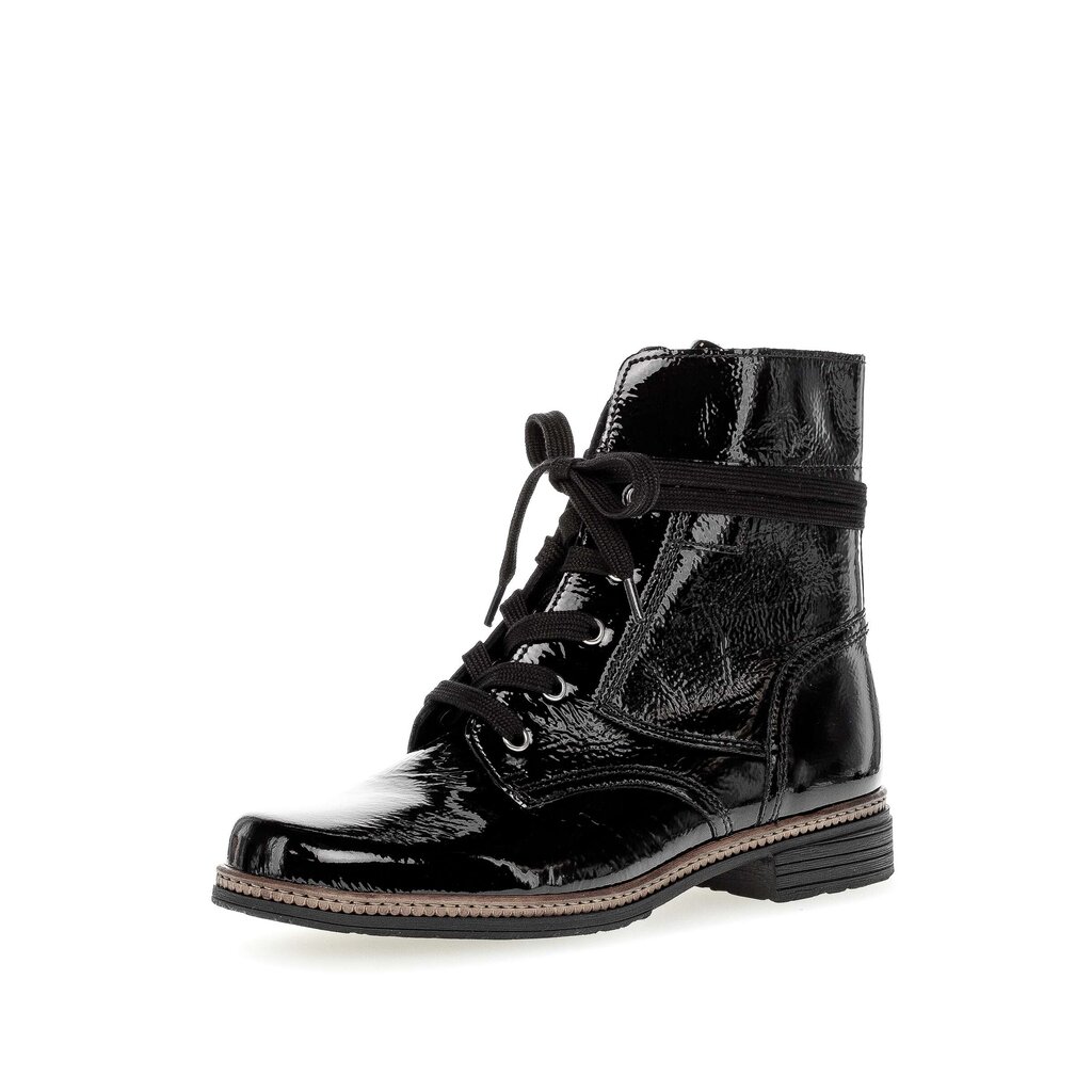 Gabor fashion Schnürstiefelette schwarz