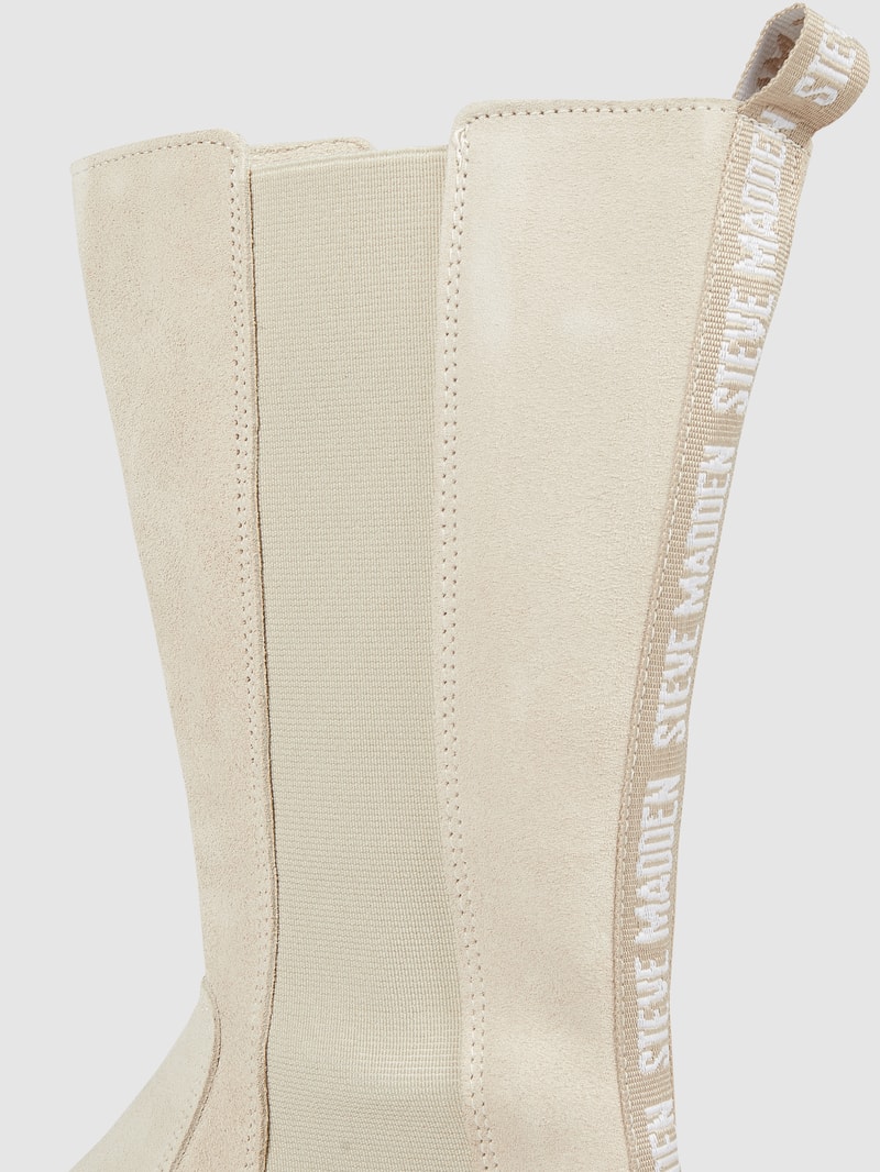 Chelsea Boots aus Leder Modell 'Vivianne' in beige