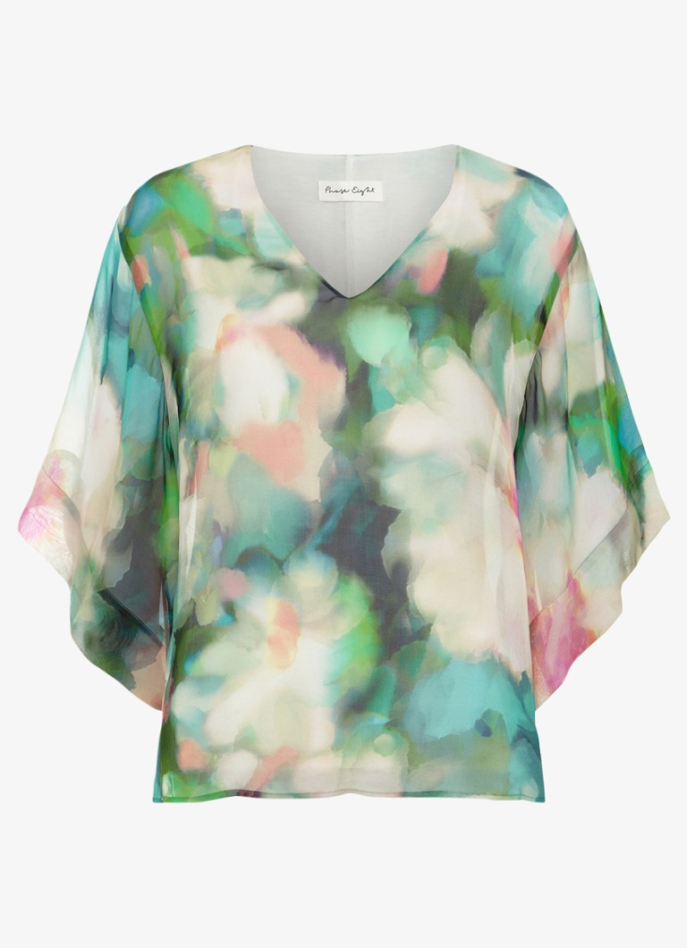 Phase Eight  Ava tuniek van zijde met print