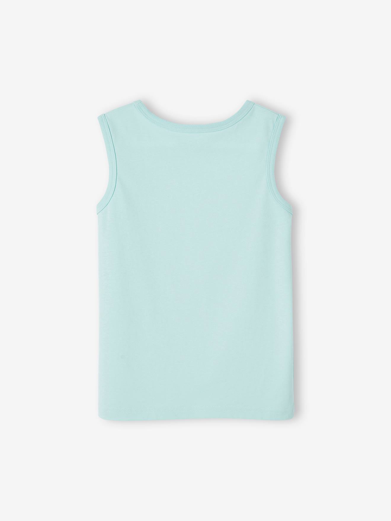 Vertbaudet 2er-Pack Jungen Trägershirts mit Recycling-Baumwolle - set blau