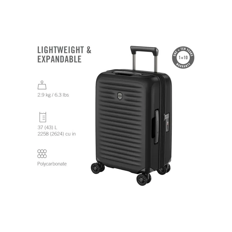 Victorinox Airox Advanced Frequent Flyer Carry-On Erweiterbar (55 cm) - Black