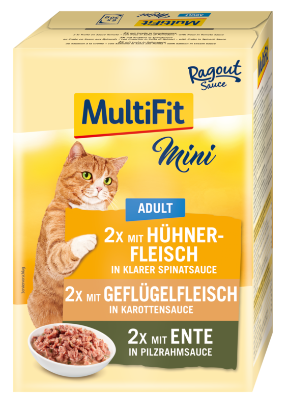 MultiFit Nassfutter MultiFit Mini 6x50g Geflügel