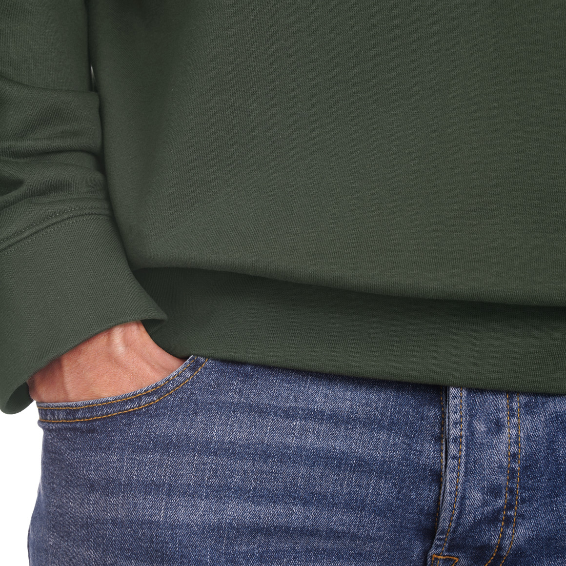 Herren Sweatshirt mit Rundhalsausschnitt