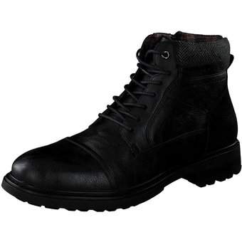 Puccetti Schnür Boots in schwarz