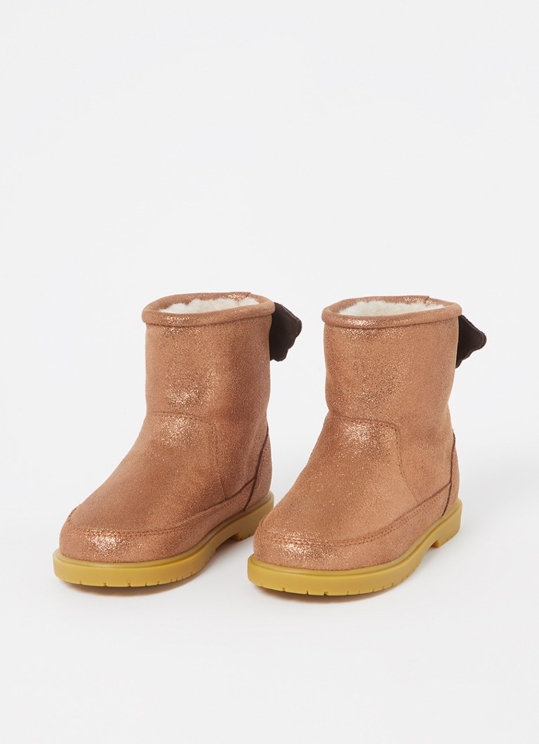 Ghete din piele Angela Lining de la Donsje Amsterdam