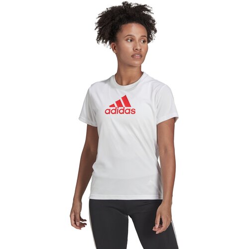 ADIDAS DAMEN PRIMEBLUE DESIGNED 2 MOVE LOGO SPORT T-SHIRT