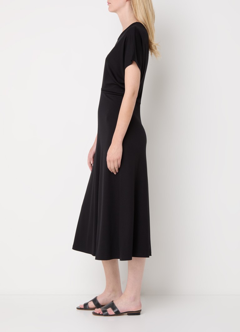Vestido midi de punto con mangas murciélago de Marc O'Polo