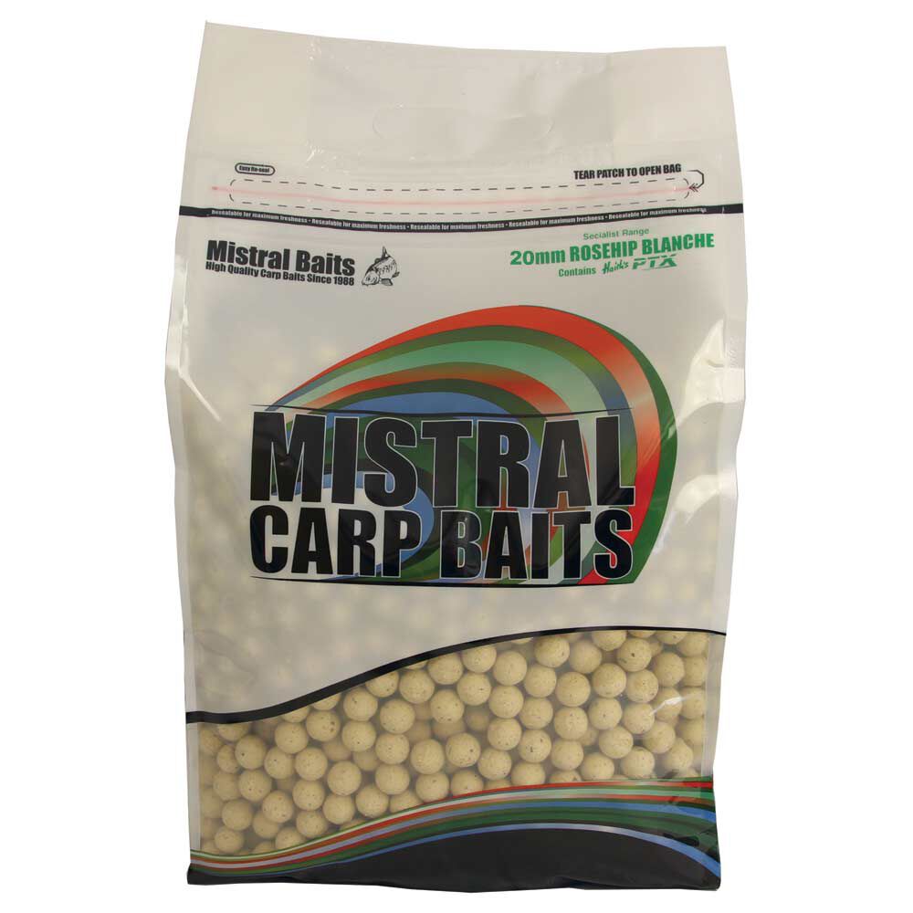 Mistral Specialist Range Carp Boilies, biely šípkový, 20 mm