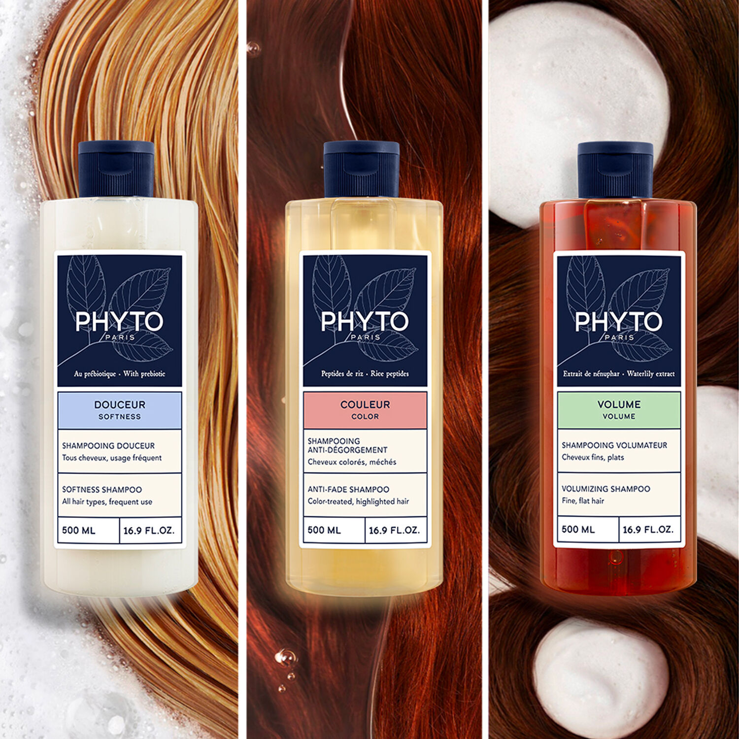 Phyto Douceur Shampooing - Tous Types de Cheveux