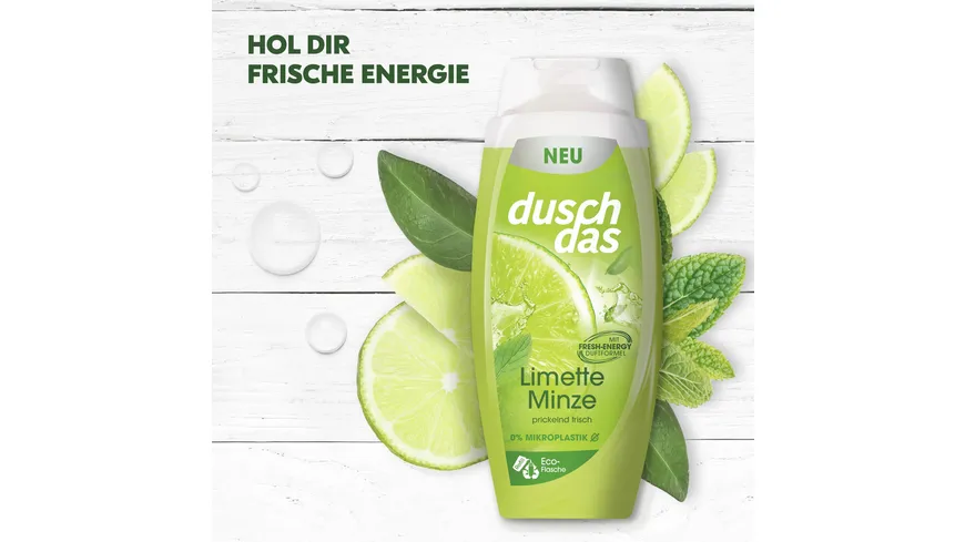 Duschdas Duschgel Limette Minze XXL 450 ml