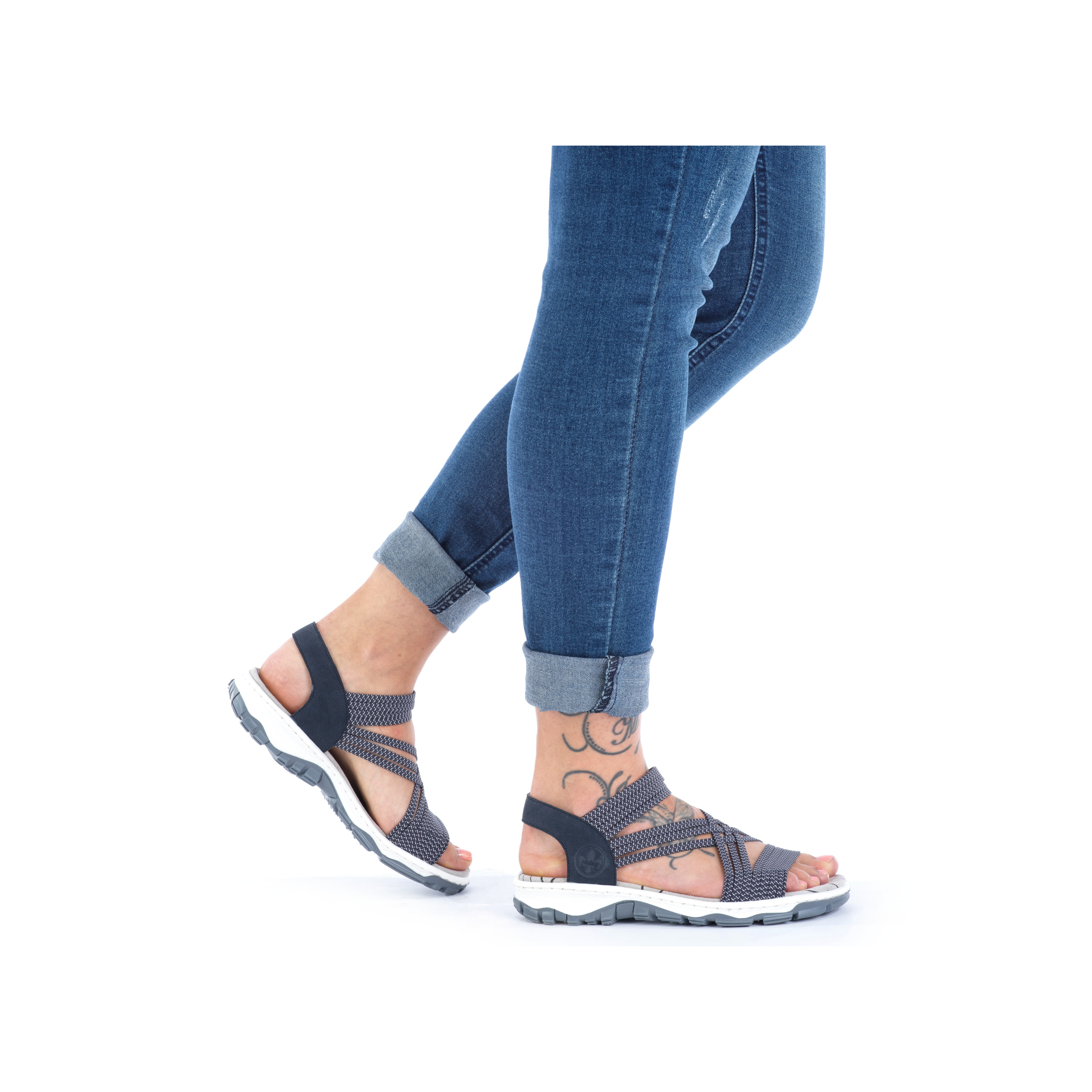 Rieker Damen Trekkingsandalen pazifikblau