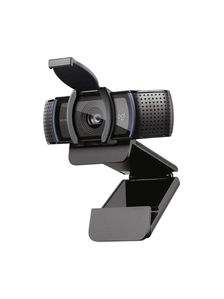 Logitech Webcam Pro Full HD 1080p - Glasobjektiv mit 78° Sichtfeld in Schwarz günstig kaufen onesize