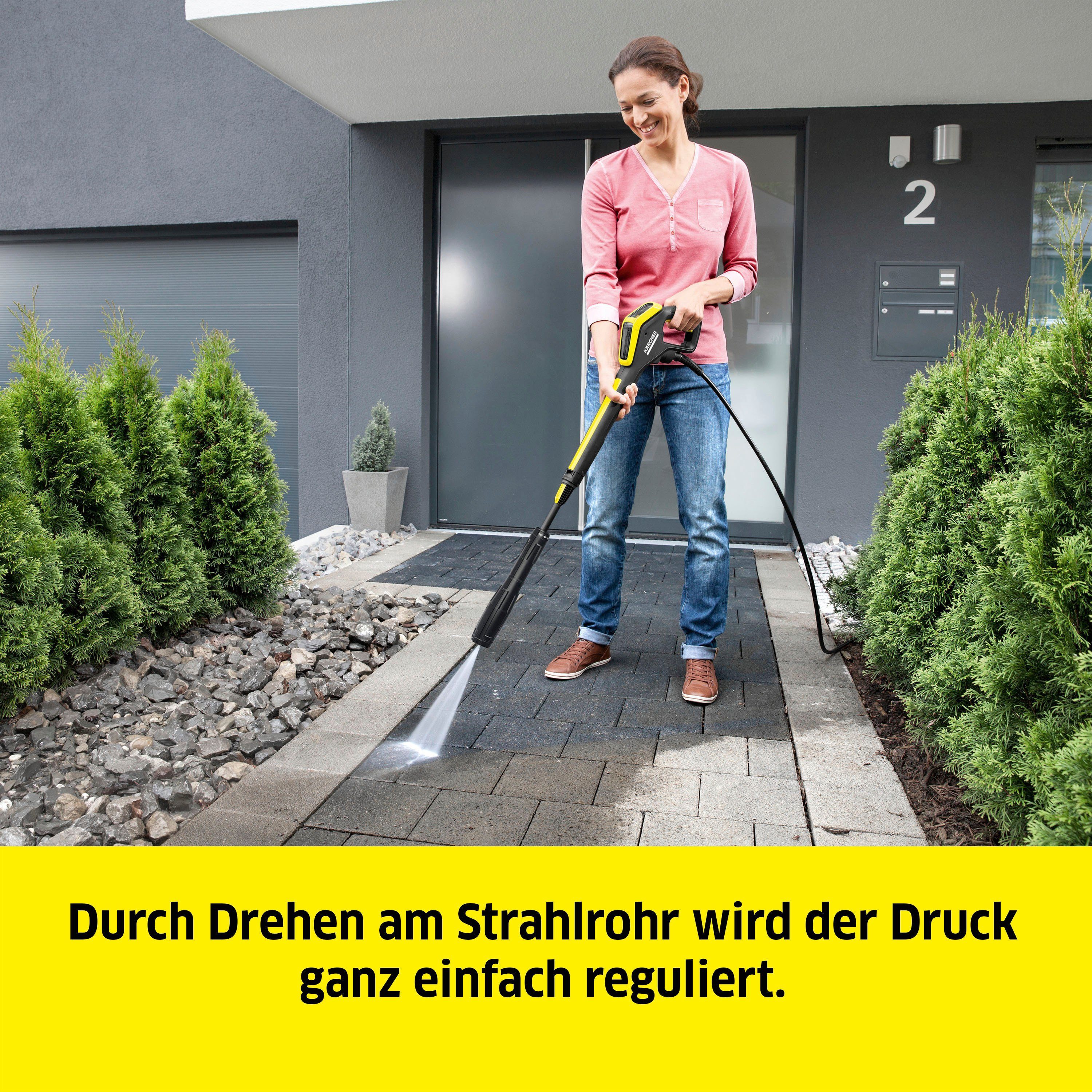 KÄRCHER Hochdruckreiniger K 4 Premium Power Control, Druck max: 130 bar, Fördermenge max: 420 l/h, Quick Connect, Home & Garden App