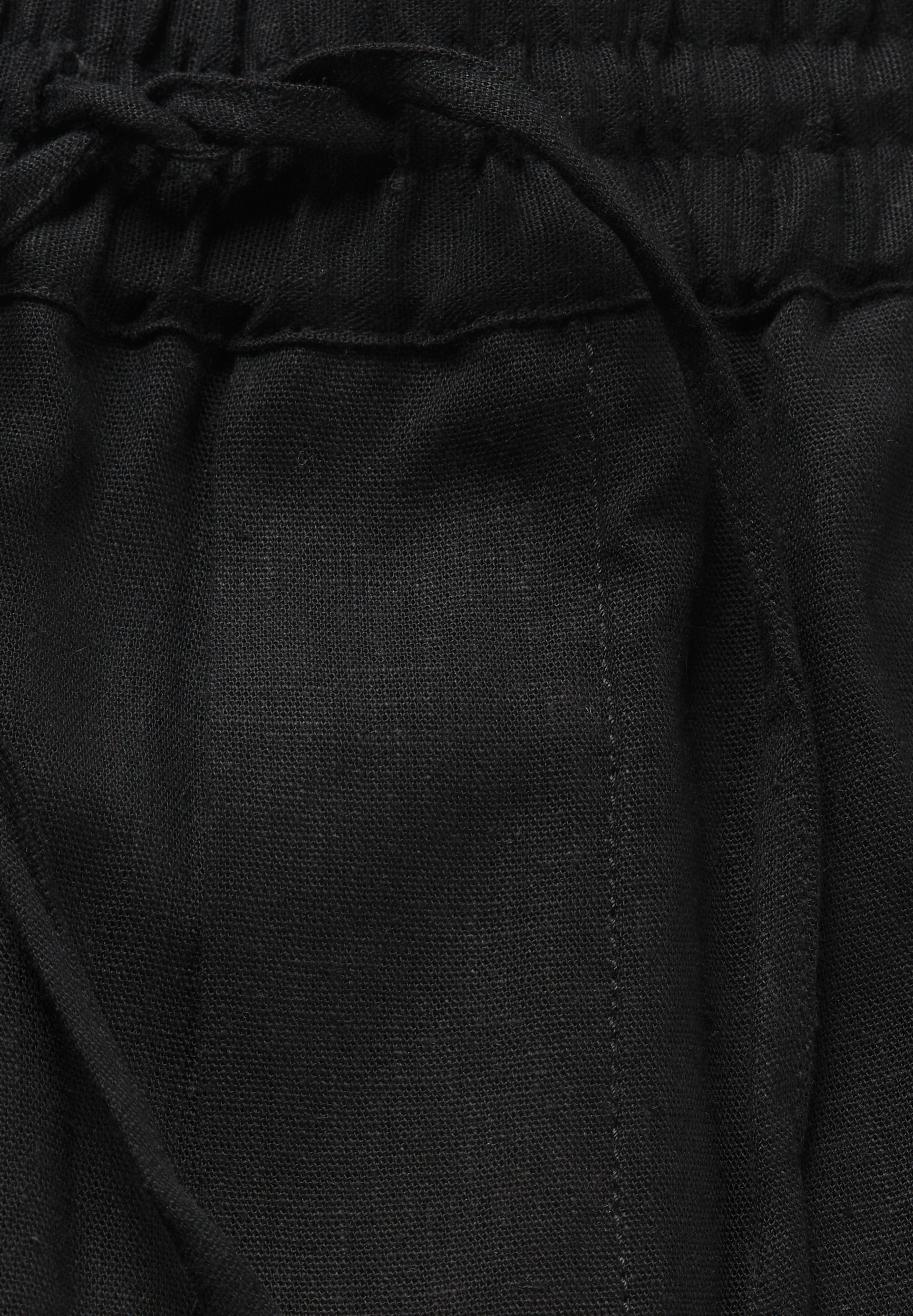 Shorts aus Leinen-Mix