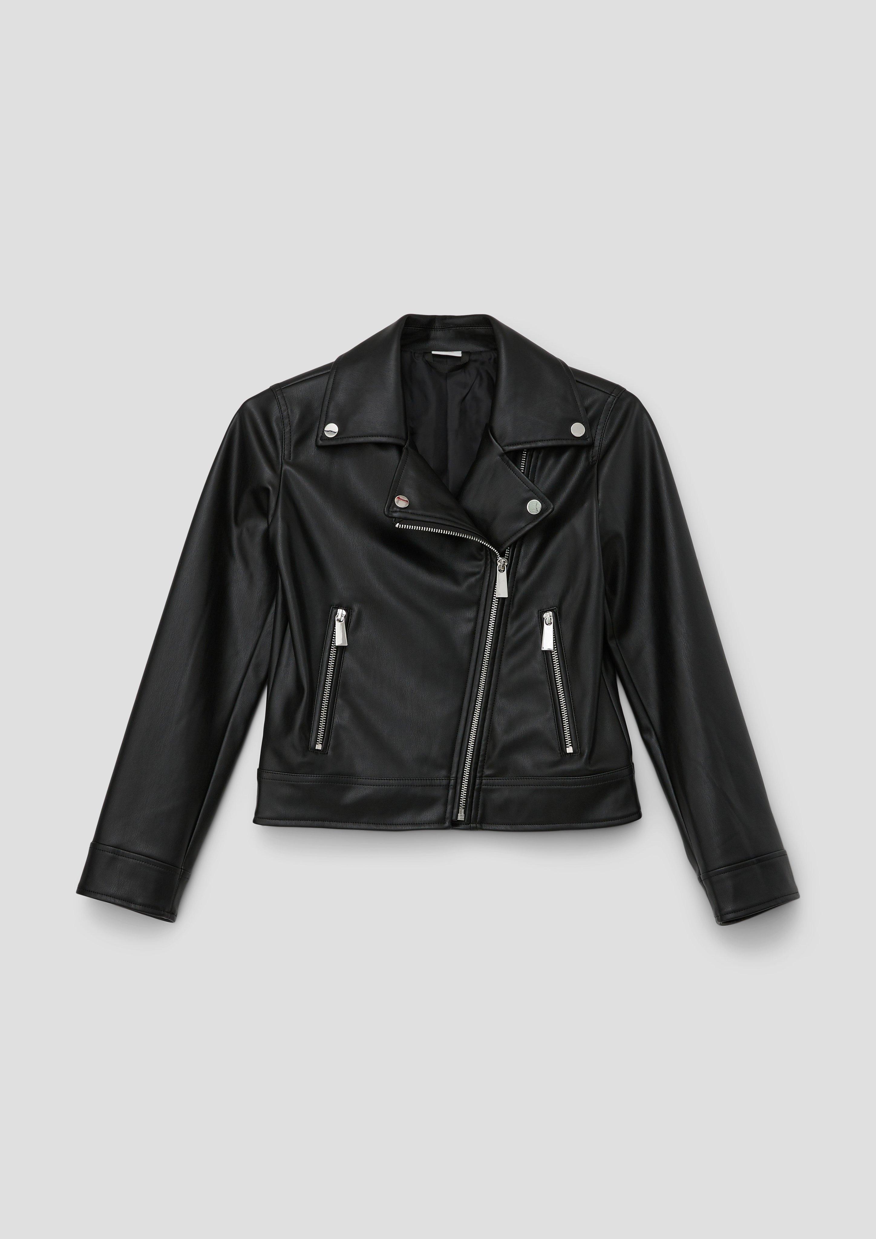 Bikerjacke aus Lederimitat  2137257-9999