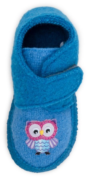 Nanga Baby ~ Schurwoll Hausschuh ~ Little Owls