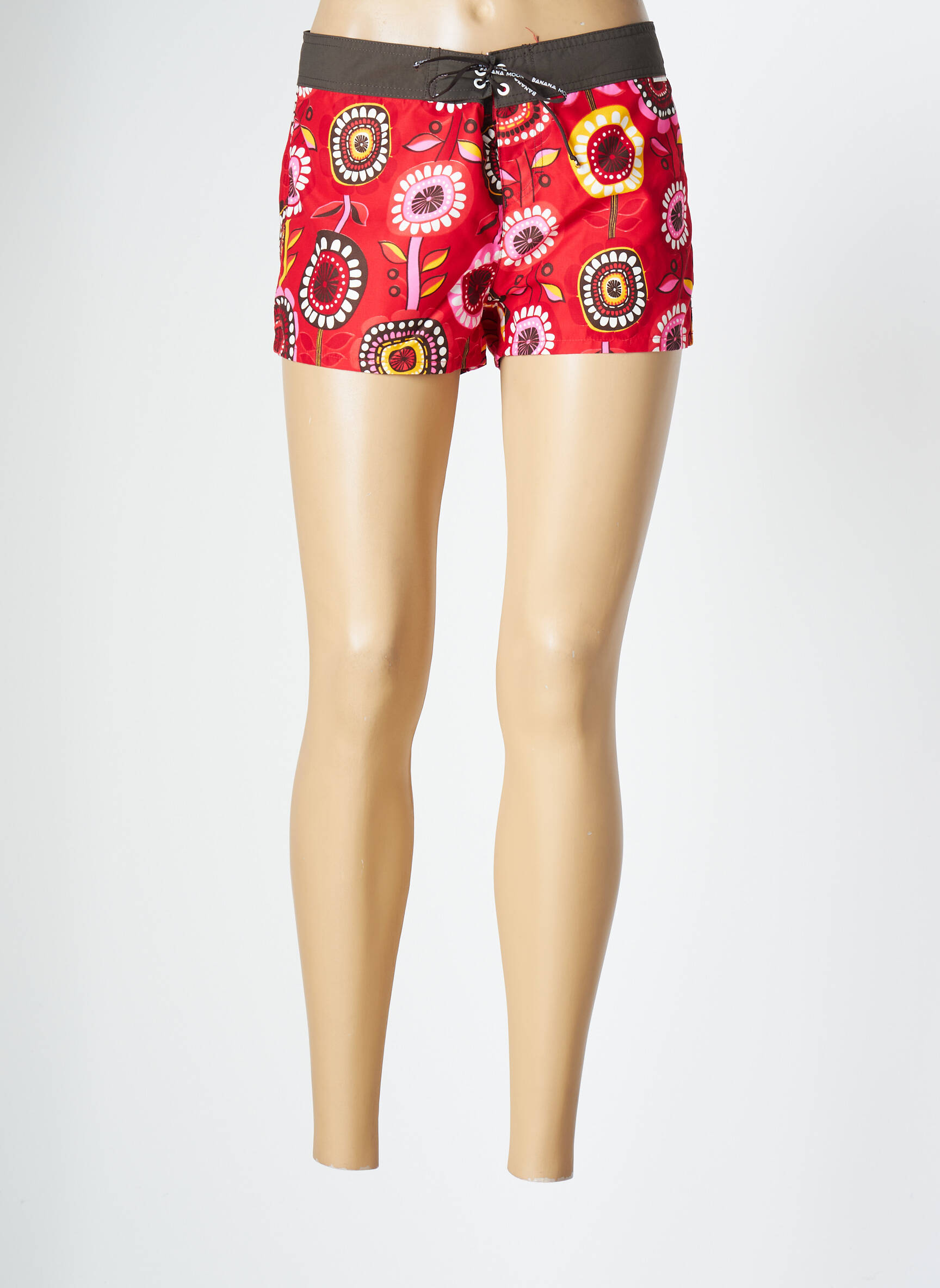 Banana Moon Shorts 1 Femme couleur rouge