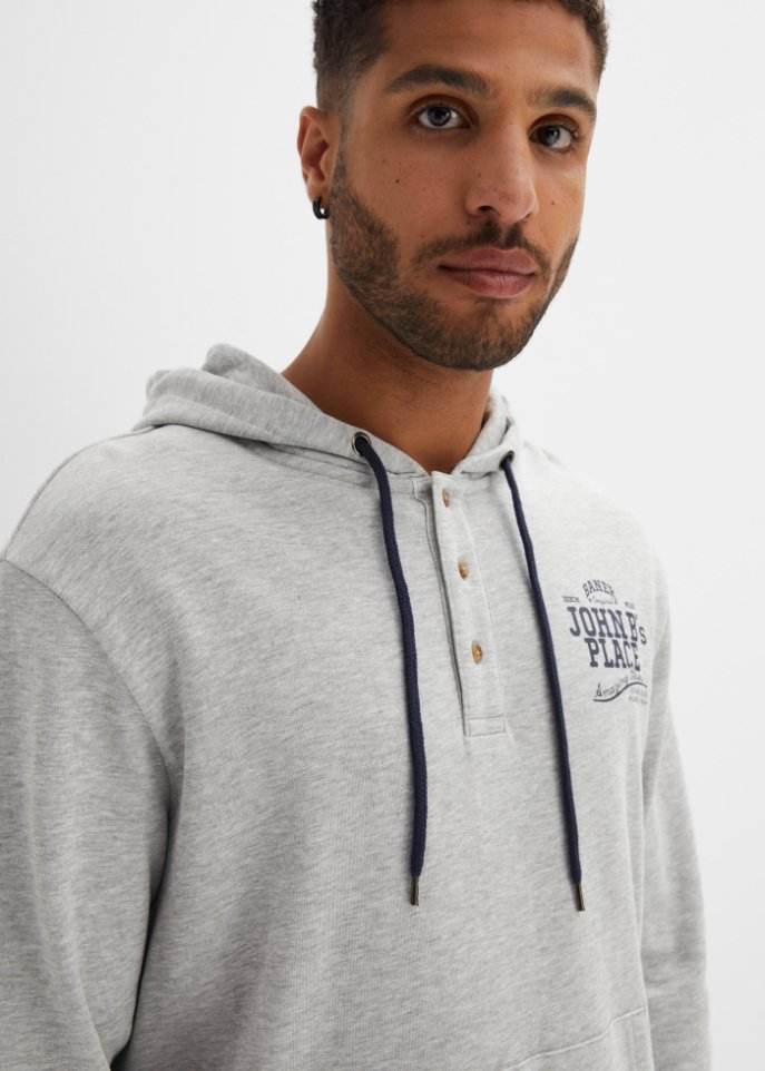 Kapuzensweatshirt mit recyceltem Polyester