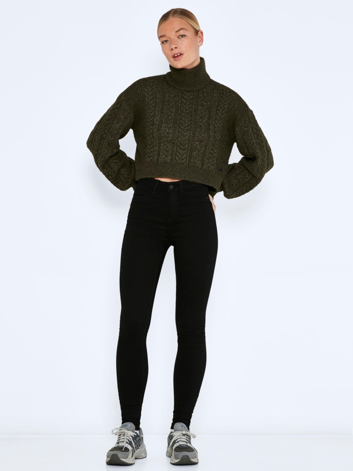 Noisy may Skinny Fit Jeans NMCALLIE in Schwarz günstig kaufen