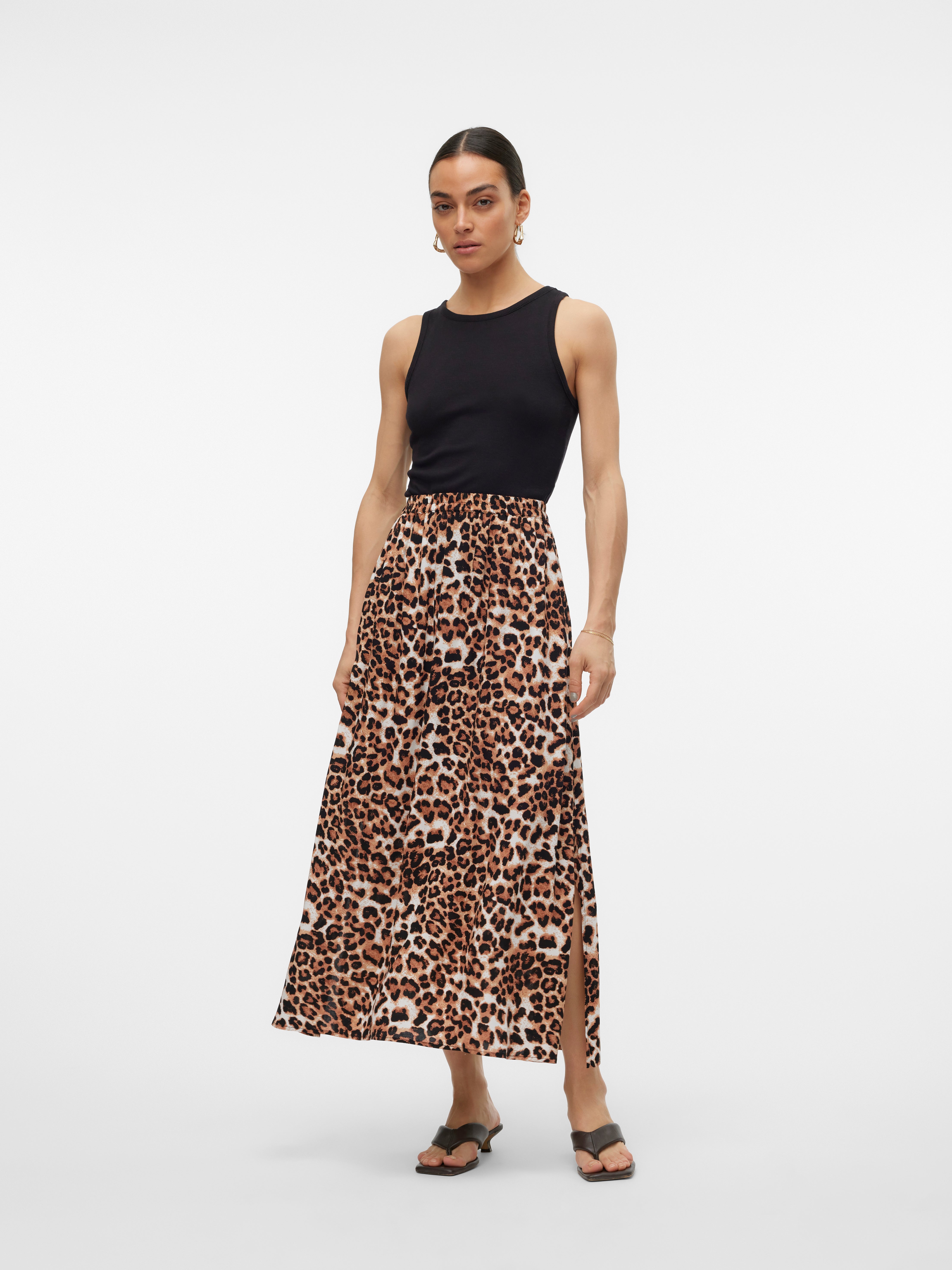 VMEASY Hohe Taille Langer Rock