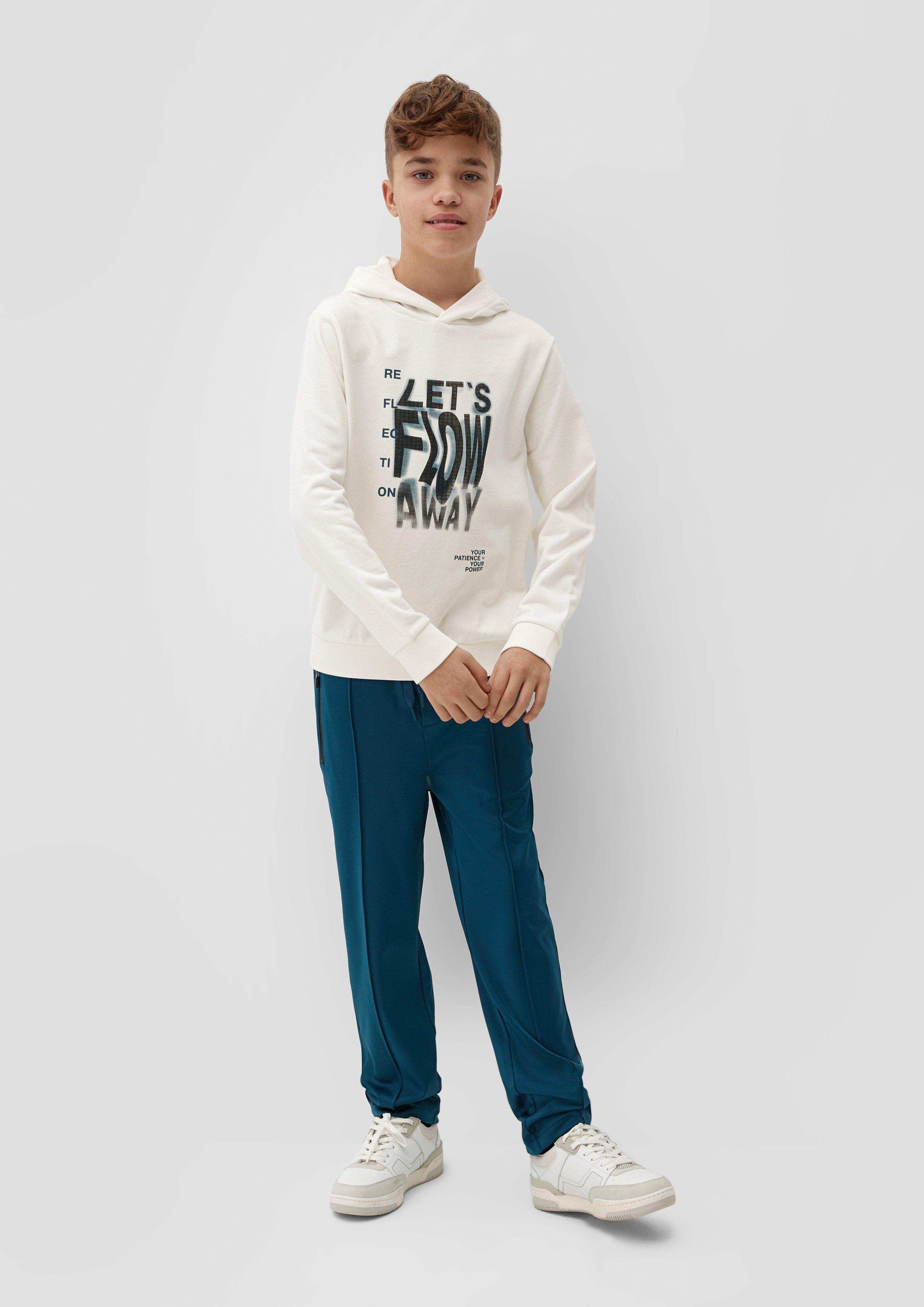 Kapuzensweatshirt mit Frontprint  2134030-0210
