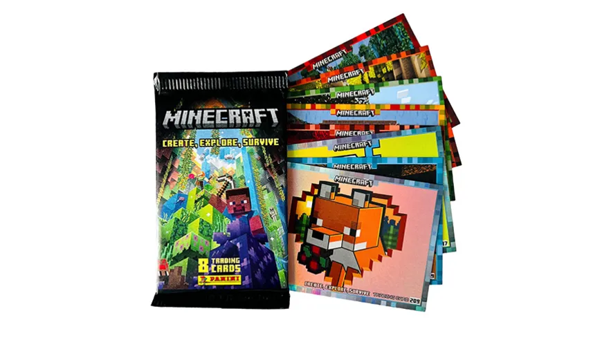 Panini - Minecraft 3 Trading Cards - Flow Pack