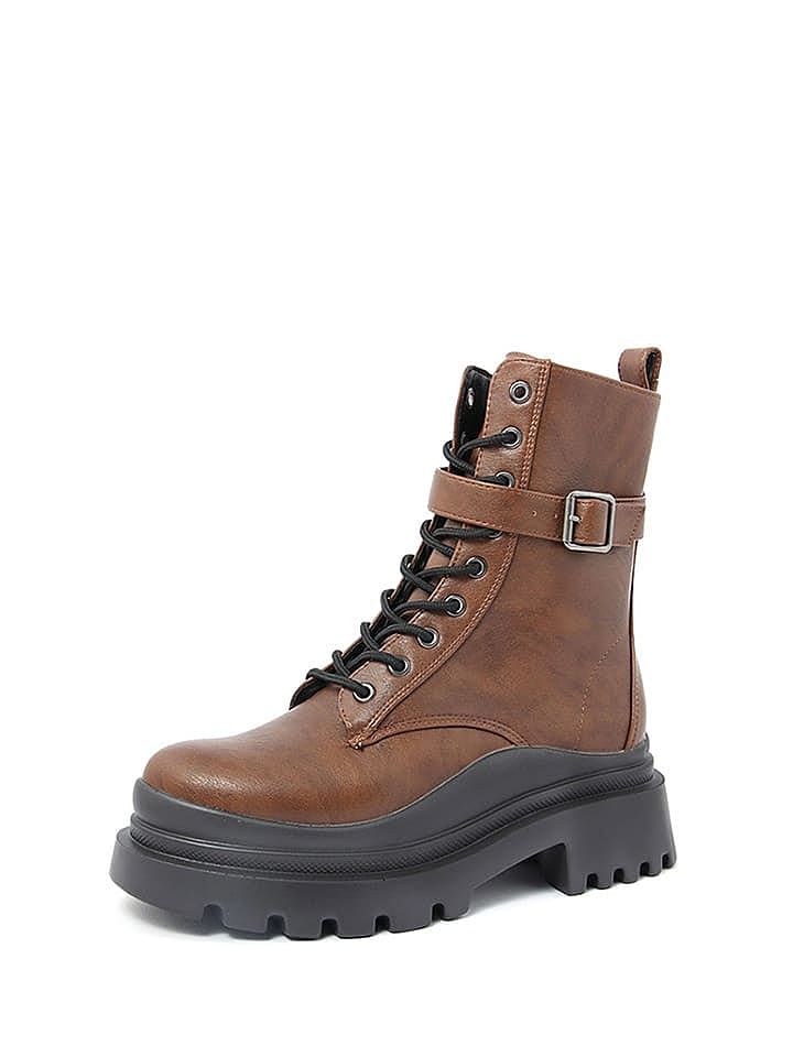 Officina 55 Boots in Braun günstig kaufen 39