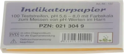 INDIKATORPAPIER Teststreifen  100 St  Teststreifen