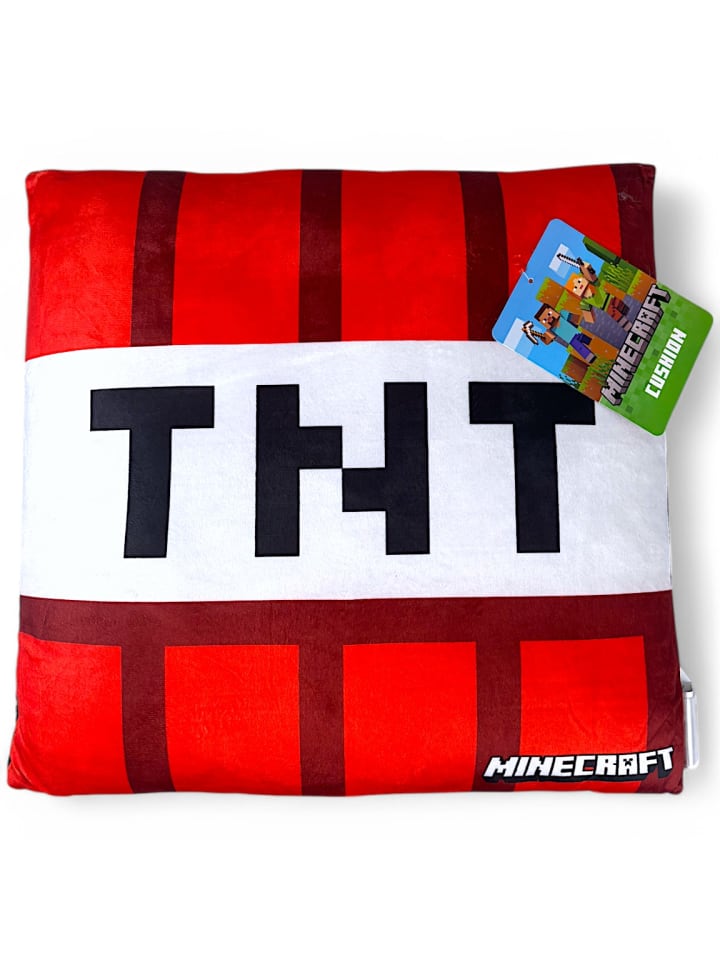 Minecraft Dekokissen Minecraft TNT - (L) 40 cm x (B) 40 cm in Rot günstig kaufen 40