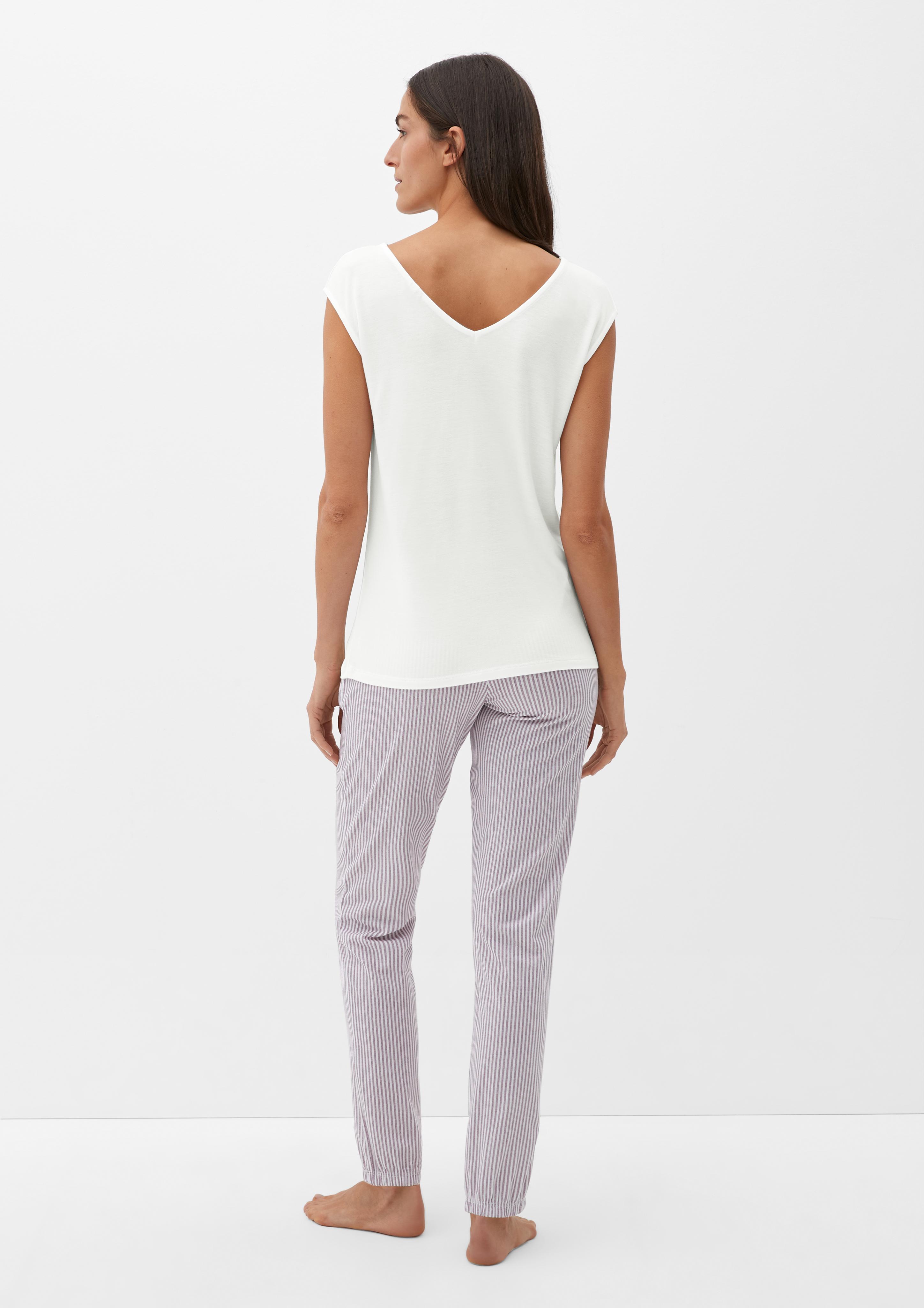 T-Shirt mit Cut-outs  6007580-0900