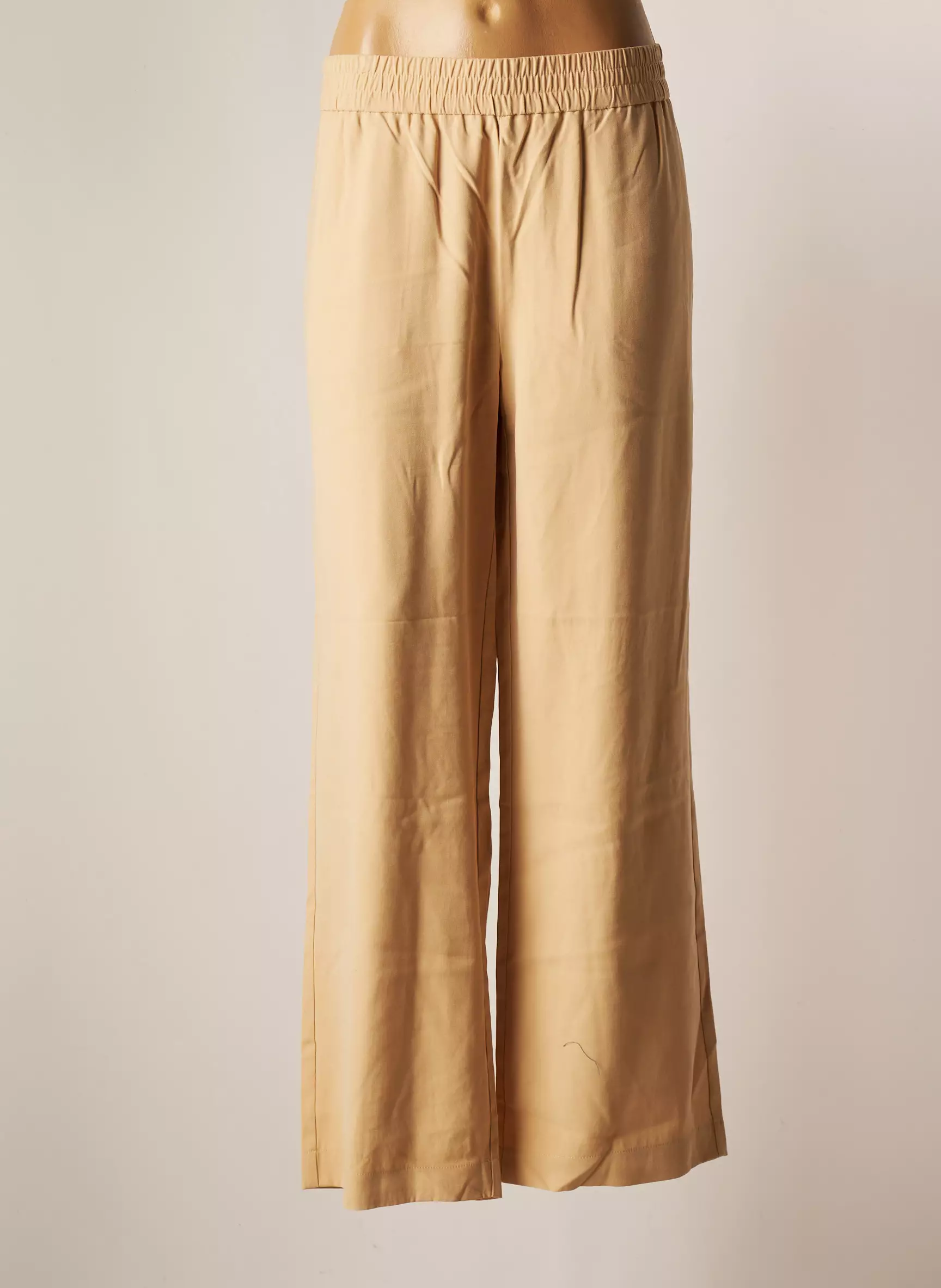 Vero Moda Pantalons Larges Femme couleur beige
