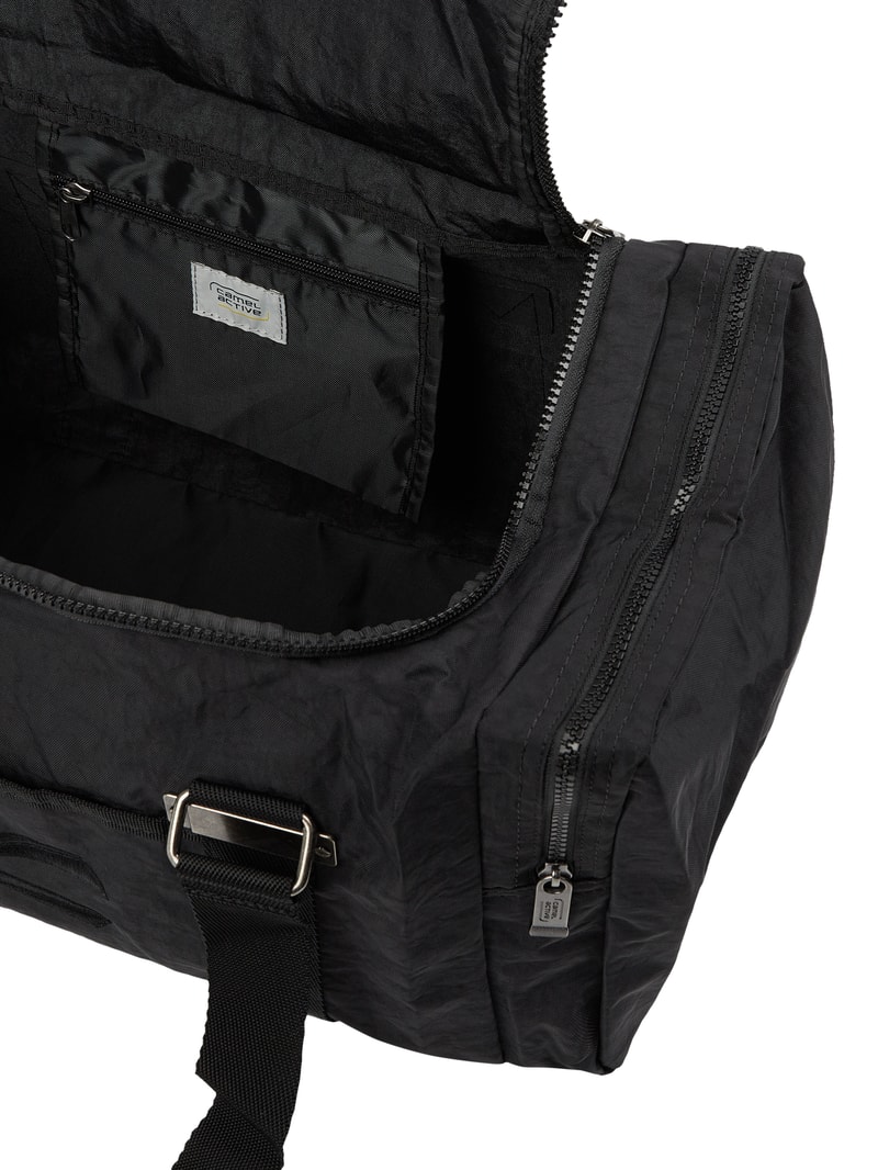 Weekender mit Logo in schwarz