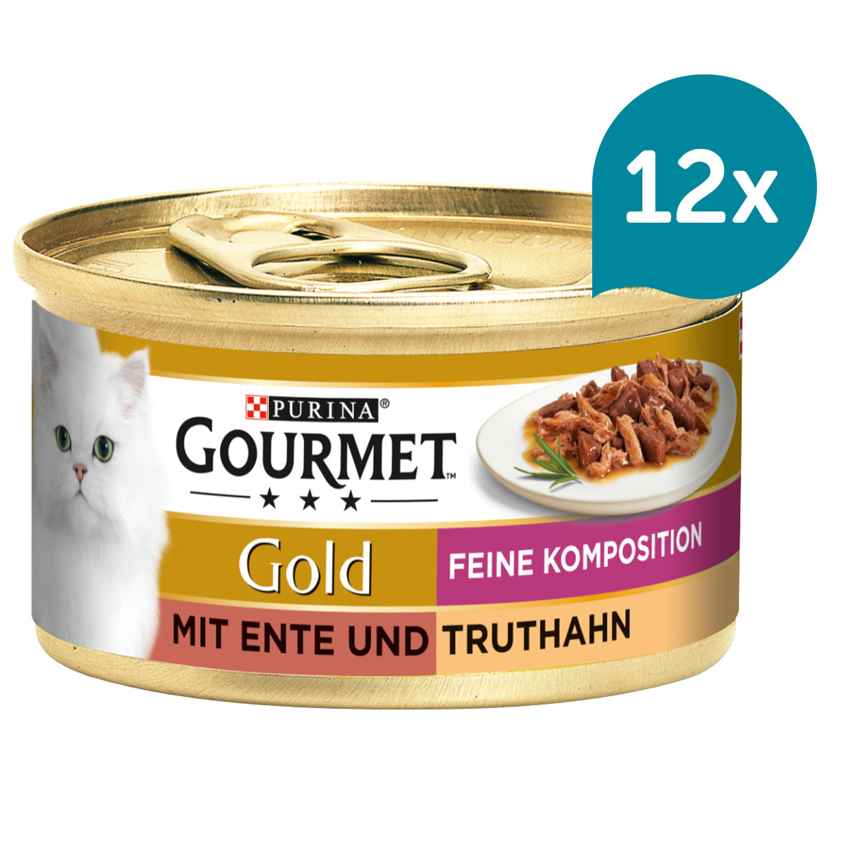 GOURMET Gold Feine Komposition mit Ente und Truthahn bei ZooRoyal