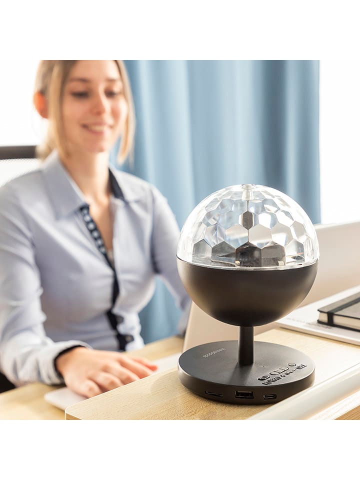 InnovaGoods LED-Projektor mit Lautsprecher in Schwarz günstig kaufen onesize
