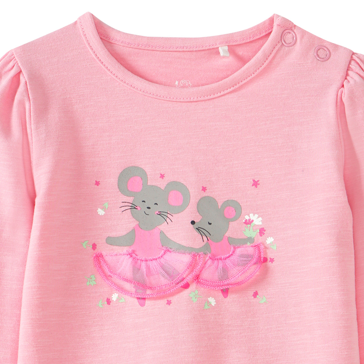 Baby Langarmshirt mit Mäusen