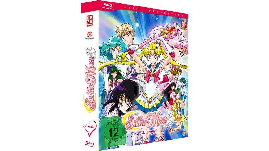 Sailor Moon - Staffel 3 - Blu-ray Box (Episoden 90-127)  [5 Blu-rays]
