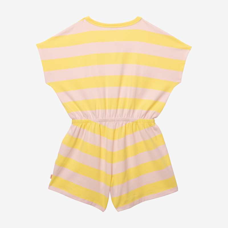 Combi short fille rayures bicolores rose Catimini