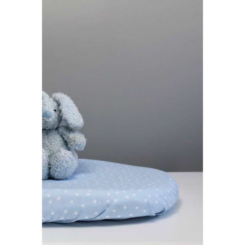 Drap housse Coton Bio motifs Etoiles - Berceau/landau