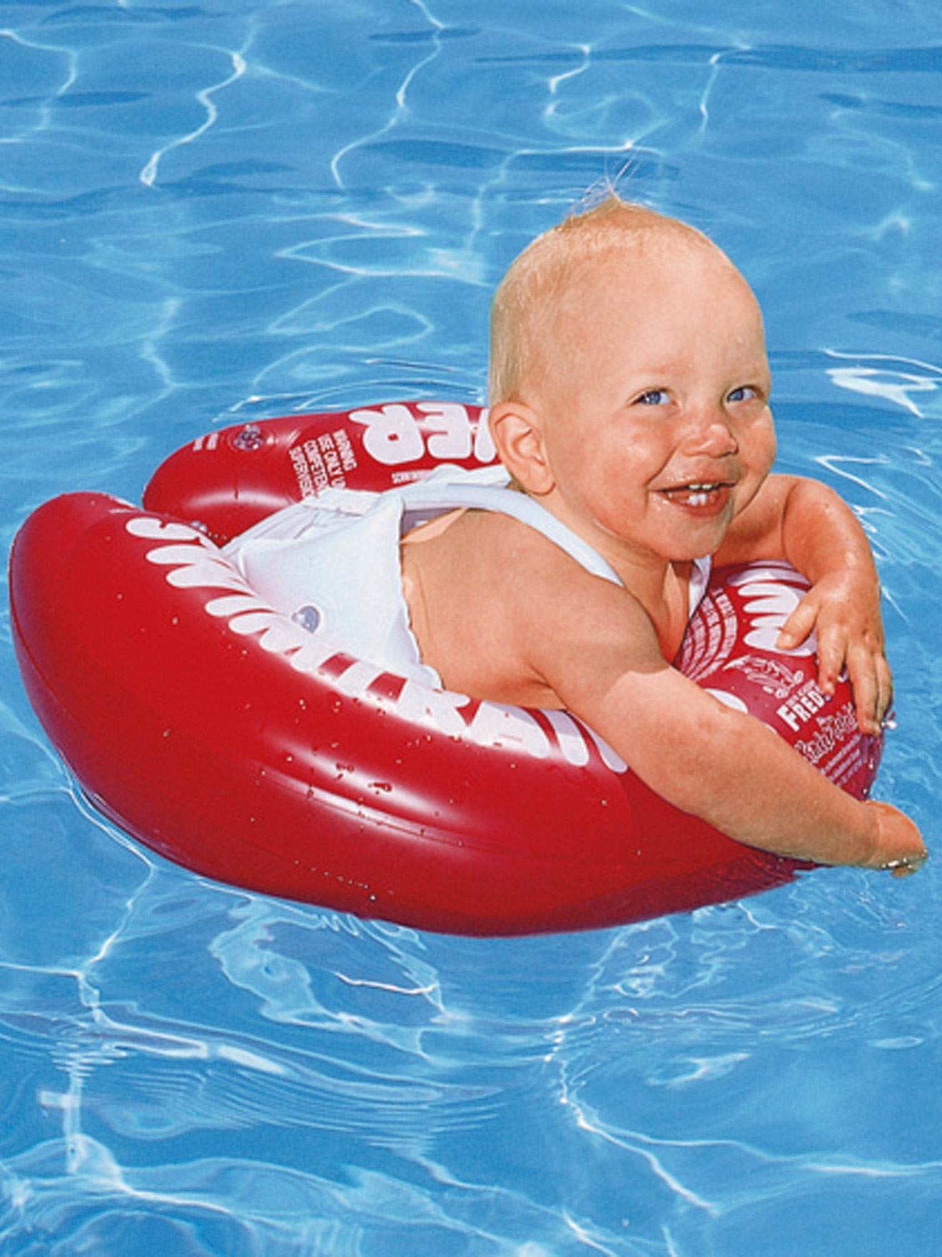 Bouée Swimtrainer FRED SWIM ACADEMY rouge 3 mois