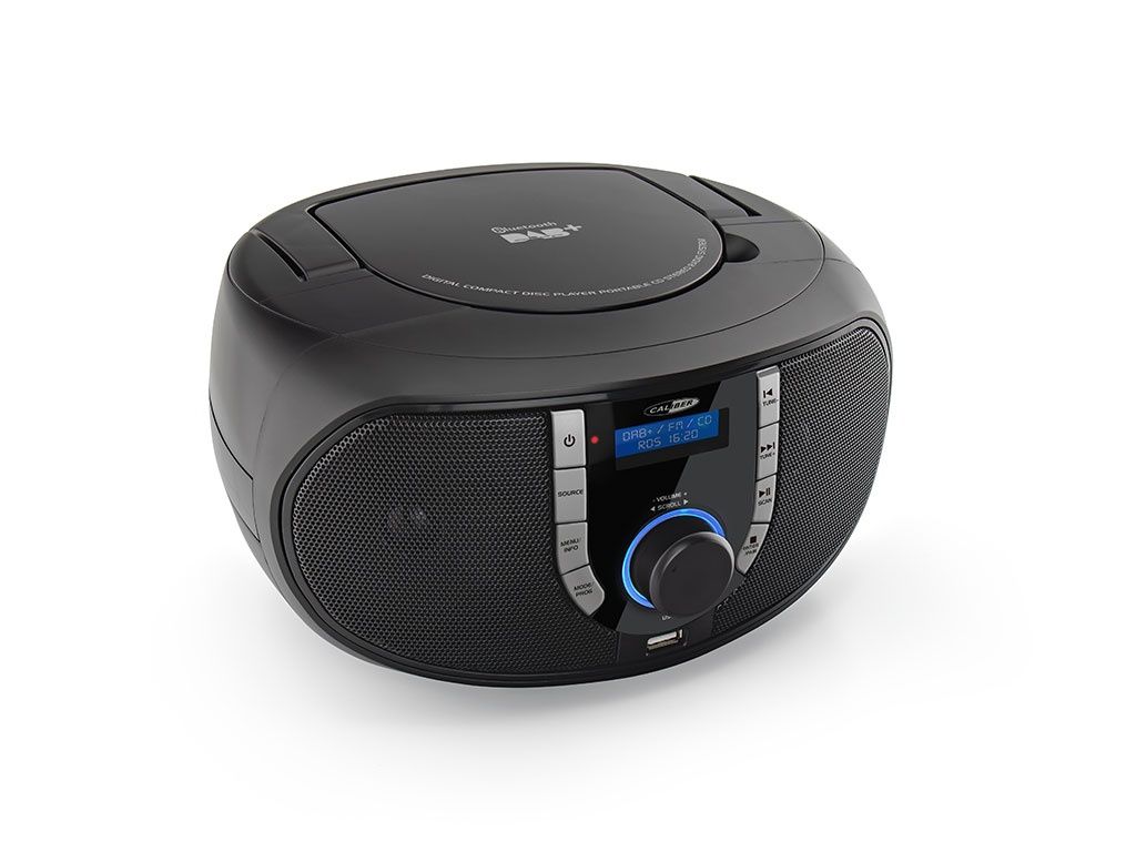 HBC433DAB-BT Tragbare Radio-CD-Player mit DAB + - Schwarz