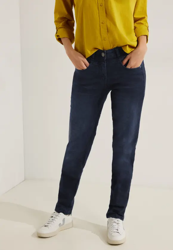 CECIL Blaue Loose Fit Jeans