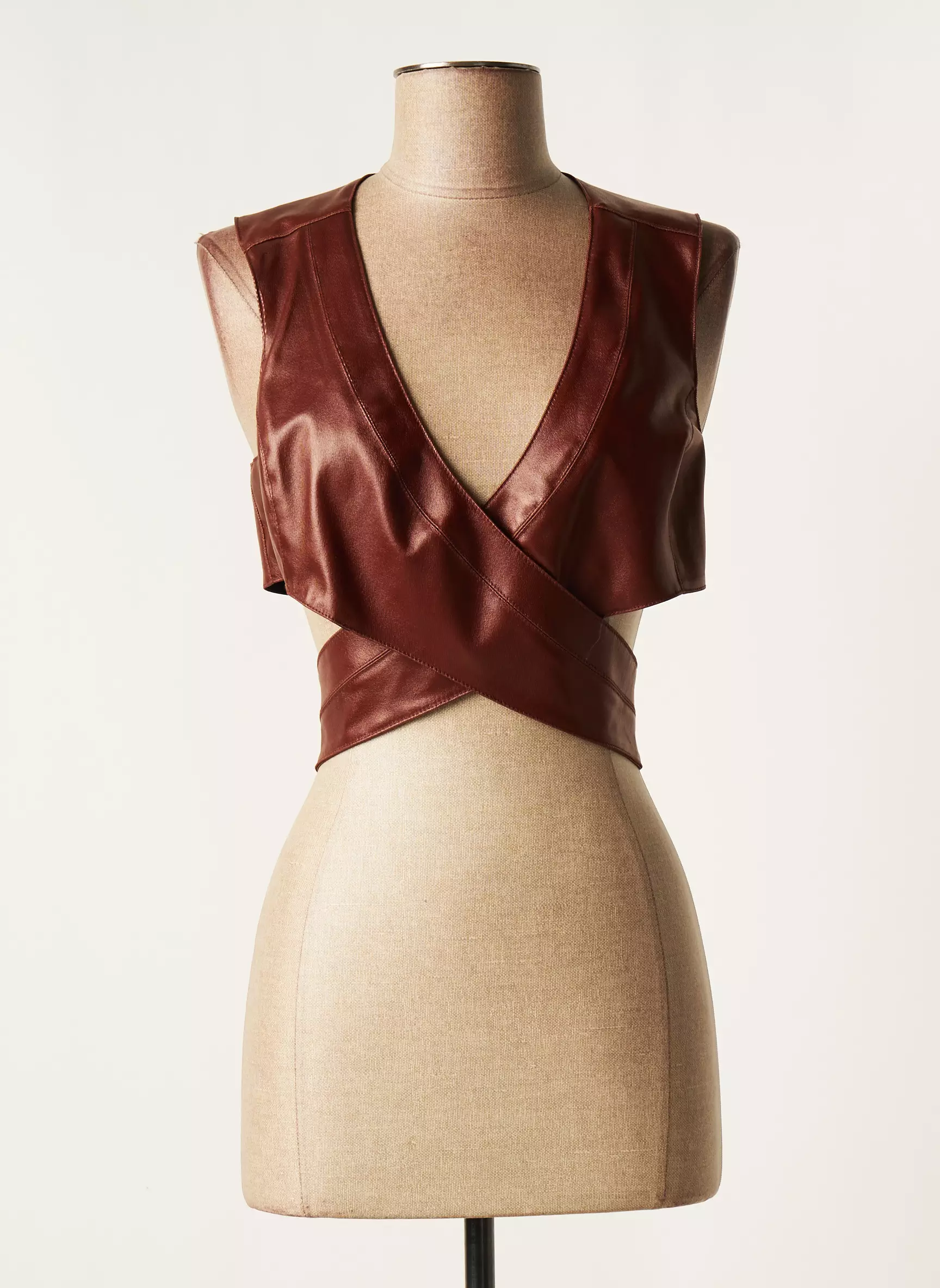 Astrid Black Label Tops Femme couleur marron