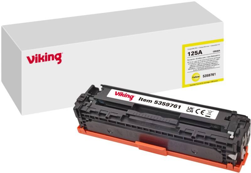 Viking 125A Kompatibel HP Tonerkartusche CB542A Gelb