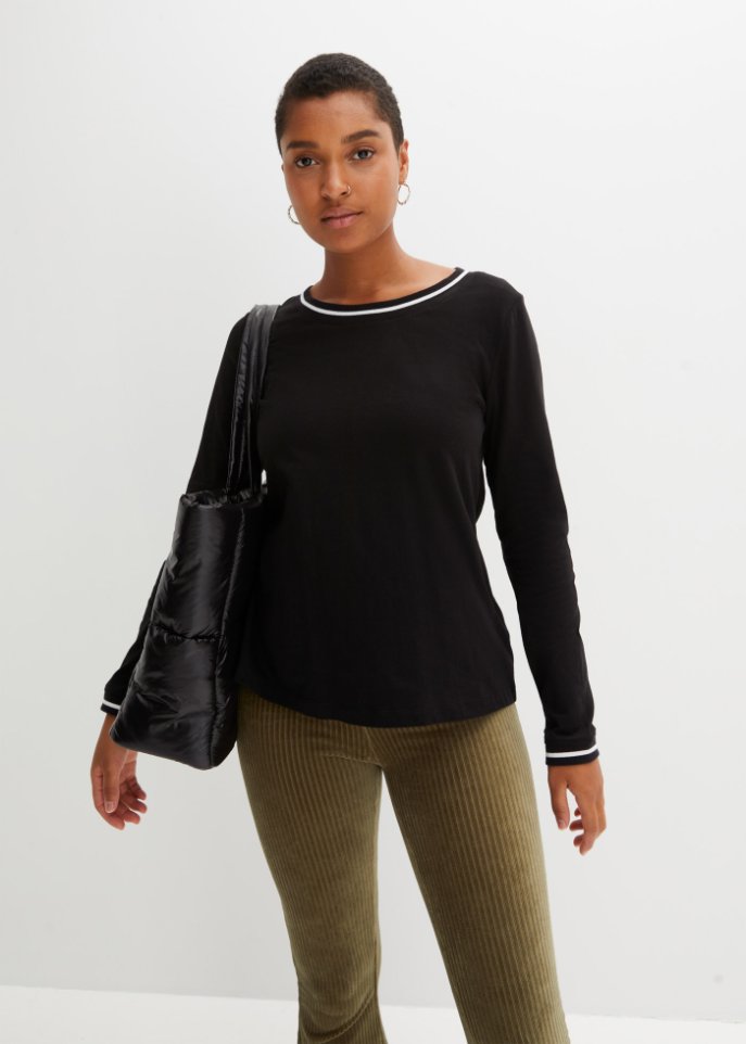 Langarmshirt aus Bio Baumwolle