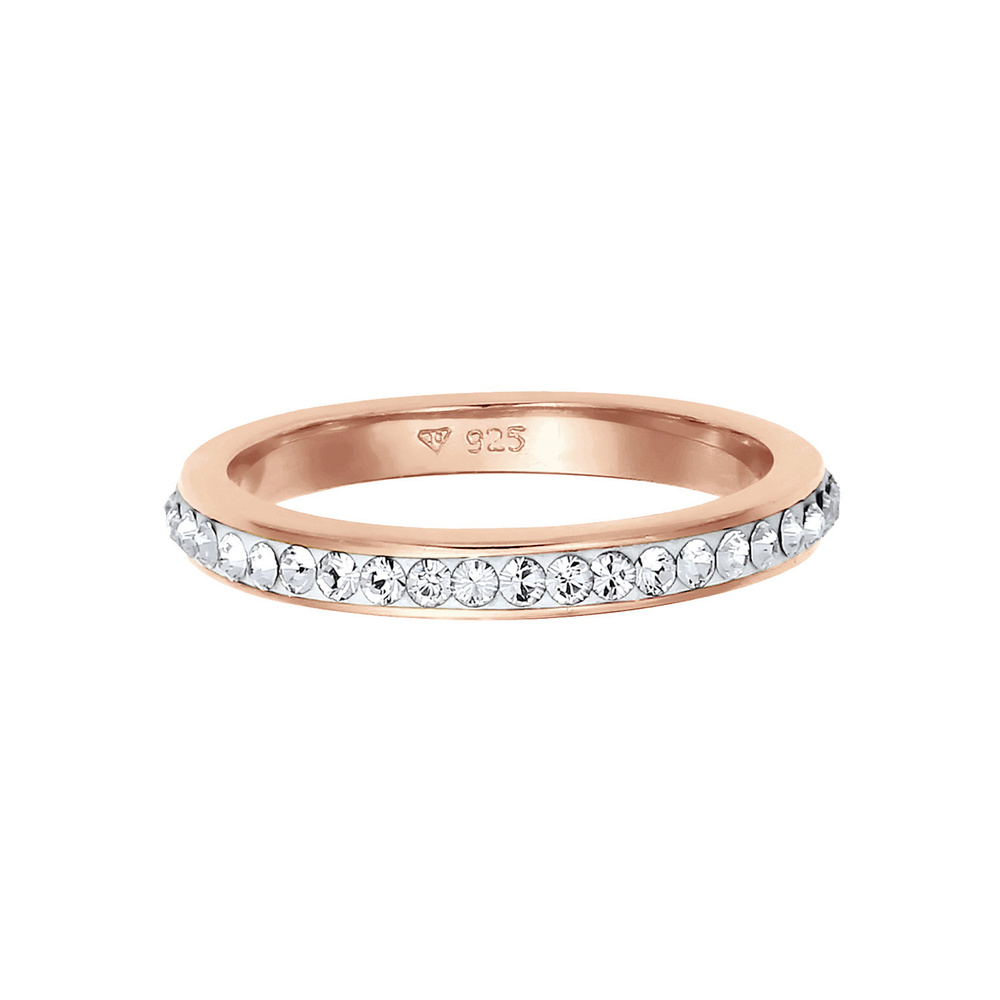 Elli Elli Bague Cristal 925 Argent Bague