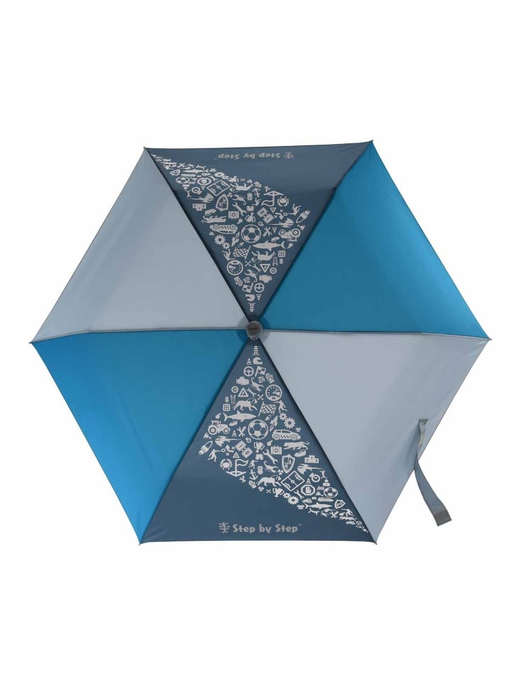 Step by Step Regenschirm Blue Magic Rain EFFECT in blau günstig kaufen onesize